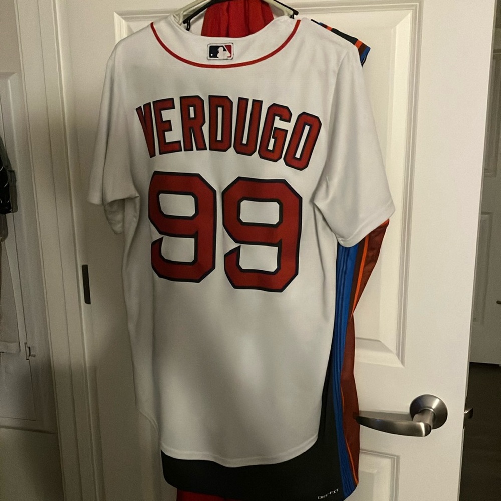 Real Authentic Nike Red Sox Alex Verdugo Jersey